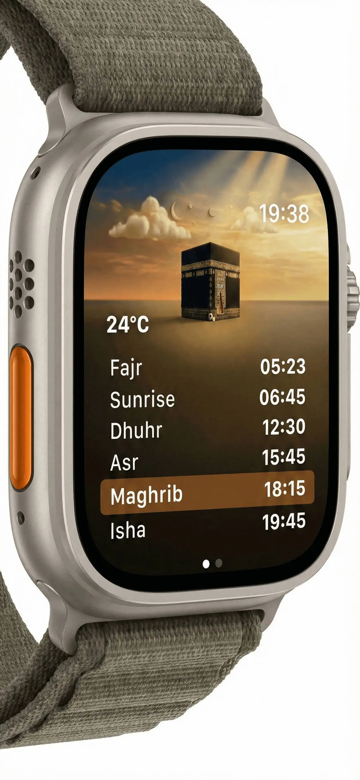 Prayer Pal Apple Watch app with prayer times